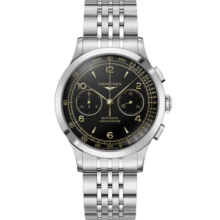 浪琴（LONGINES）瑞士手表 开创者系列 机械钢带男表 L29214566