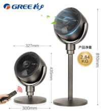格力（GREE） 电风扇家用直流变频空气循环扇遥控定时风扇台立式智能摇头电扇办公卧室落地扇空调伴侣小风扇 FXDZ-20X62Bg3（热销款-后置滤网净化）