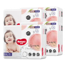 PLUS会员、百亿补贴：（Huggies）好奇 铂金装成长裤XXXL26片*4包(17kg以上)