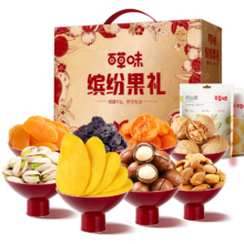 PLUS会员：百草味 缤纷果礼2101g
