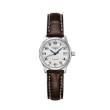浪琴（LONGINES）瑞士手表 名匠系列 机械皮带女表 新年礼物 L21284783