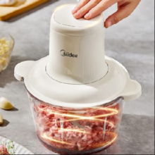 PLUS会员：Midea 美的 MJ-JC001 电动绞肉机 碎肉机 约2L