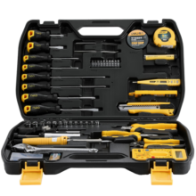 得力（deli）家用多功能工具箱套装手动工具组套电工维修家用49件 DL5969