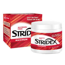 STRIDEX施颜适进口2%水杨酸祛痘棉片55片加强型控油抗痘祛痘黑头粉刺