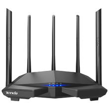 腾达 AC7 双频1200M 家用百兆无线路由器 Wi-Fi 5 单个装 黑色