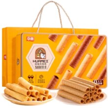 华美 黄油生椰拿铁鸡蛋卷 360g*2提 礼盒装（买一赠一）