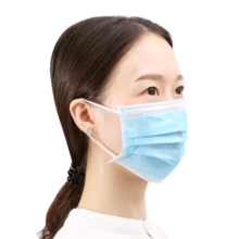 可孚 一次性医用外科口罩医疗外用医护医生用蓝色口罩三层防护透气口罩成人舒适不勒耳白色立体口罩 【医用外科】买50+50共100只（10只/袋）