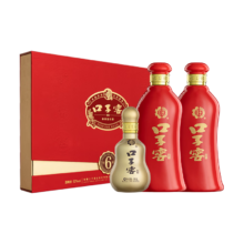 再降价、20点、plus会员：口子窖 六年型 兼香型白酒 50度 550ml*2瓶 礼盒装