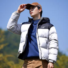 拓路者 Pioneer Camp 700蓬男士羽绒服90绒冬季防风保暖连帽羽绒外套抗寒品牌男装 白色