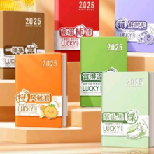 慢作 2025年日程本 A5 200页 肤感 禁止焦虑
