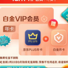 闭眼买：爱奇艺 白金会员13个月+京东PLUS年卡 支持电视端