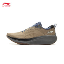 plus会员： LI-NING 李宁 吾适5S lite 2.0 V2 跑步鞋男子运动鞋ARSU075 绒鼠褐-1 42