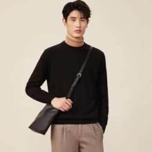 红豆 男士100%纯羊毛 298g重磅羊毛衫