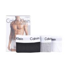再降价、京东百亿补贴：Calvin Klein 卡尔文·克莱恩 提花棉质 男士平角内裤 3条装