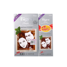 Bigen美源宣若 发采快速黑发霜 160g（天然棕 884s）国产加量 植萃盖白