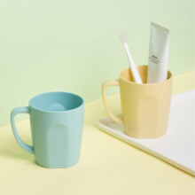 茶花 食品级漱口杯 450ml*3个
