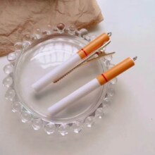 搞怪发夹香烟鸭嘴夹辣妹发卡网红侧边夹1只