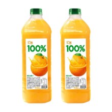 88VIP：汇源果汁100%橙混合果汁 2L*1瓶