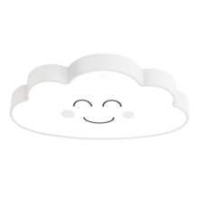 雷士（NVC）LED儿童灯卧室吸顶灯 儿童房温馨创意童真童趣灯具灯饰 全光谱云朵-白 32W三段调光