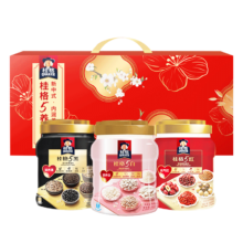 Plus会员：桂格 5养燕麦片礼盒 860克*3 (5黑+5红+5白) 添加黑芝麻 买2件+凑单
