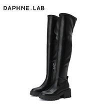 DAPHNE LAB 方糖 女士过膝靴 8824605014