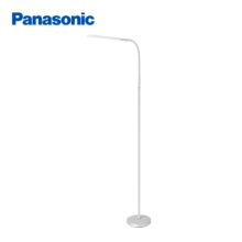 松下（Panasonic）客厅卧室书房全光谱LED落地灯 连续调光床头灯立式 白色