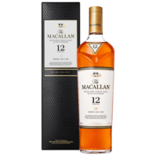 麦卡伦（MACALLAN）12年雪莉桶 单一麦芽威士忌 700ml 进口洋酒 礼盒装