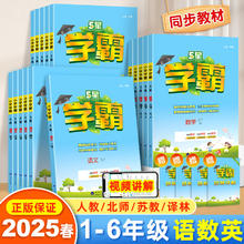 2025春新版经纶小学五星学霸作业本一二年级3三4四5五6六年级上册下册语文数学英语人教江苏教版北师译林版课时同步练习册教材训练