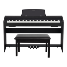 卡西欧（CASIO）立式电钢琴PX770/PX870/AP470专业演奏考级培训智能教学88键重锤 【现货速发】PX-770黑色