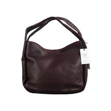 COACH 蔻驰 中古99新蔻驰棕色牛皮女士手提包