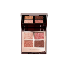 Charlotte Tilbury CT眼影盘四色奢彩闪亮枕边话5.2g大地色哑光色 生日礼物送女友