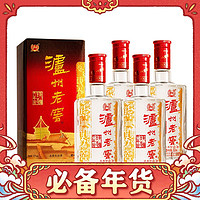 泸州老窖 六年窖头曲 52%vol 浓香型 500ml*4瓶