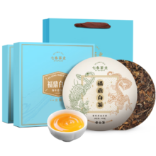 PLUS会员：七春 茶叶福鼎白茶7年贡眉老白茶饼2饼共700g