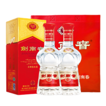 京东百亿补贴：剑南春 水晶剑 52度 500ml*2瓶 双瓶装 浓香型白酒