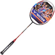 VICTOR 羽毛球拍胜利单拍全碳素进攻型经典CHA-9500C/D红色4U穿线
