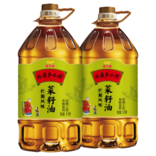 20点：金龙鱼 食用油 非转基因 外婆乡小榨巴蜀风味菜籽油6.18L*2