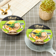 统一 汤达人 日式豚骨拉面 130g*12碗 整箱装 方便面泡面 夜宵零食