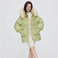 再降价：波司登（BOSIDENG） 羽绒服 女新年红 90绒