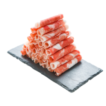 鲜京采内蒙古原切羔羊肉卷2斤(250g*4包) 火锅食材 京东自有品牌