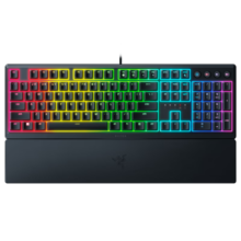 雷蛇（Razer）雨林狼蛛V3 轻机械游戏键盘 电竞游戏键盘 104键 带腕托 RGB背光灯效