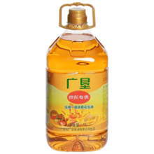 广垦粮油物理压榨一级浓香花生油5L 年货节团购 送礼