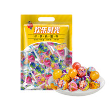 PLUS:蜡笔小新真果棒棒糖约50支500g*1袋水果儿童休闲零食礼物散糖喜糖