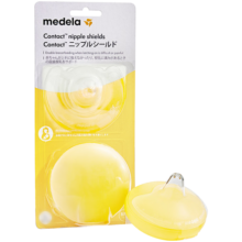 美德乐（Medela）乳盾 乳盾保护罩 哺乳期喂奶防咬乳头贴 超薄乳盾中号(2只装)