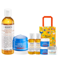 科颜氏（Kiehl's）高保湿面霜清爽版50ml+金盏花水250ml护肤品 新年礼物