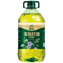京东百亿补贴:XH硒海 亚麻籽油2.5kg 原油进口 一级冷压榨食用油 热炒营养健康油