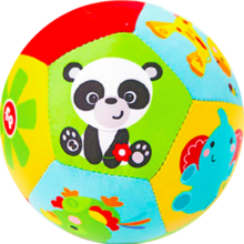 费雪（Fisher-Price）动物认知球新生儿布艺玩具球婴幼儿宝宝手抓球儿童玩具新年礼物