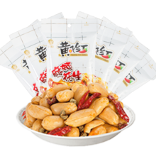 黄飞红麻辣花生组合装办公室休闲零食露营聚会麻辣花生米下酒菜小食 麻辣花生410g2袋