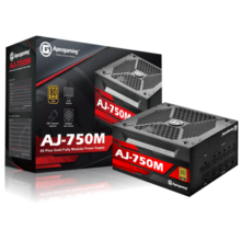 艾湃电竞（Apexgaming）AJ-750M 额定750W 全模组电源旗舰型 80PLUS金牌 全日系电容 智能启停