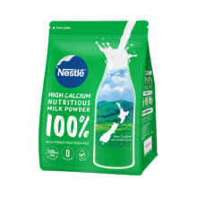 plus会员：雀巢（Nestle）新西兰奶源高钙脱脂奶粉袋装800g*3件