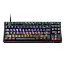 ThundeRobot 雷神 KG3089 幻彩版 89键 有线机械键盘 黑色 国产青轴 RGB